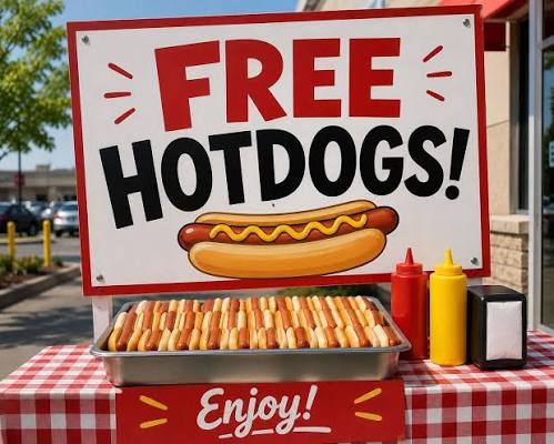 Free Hot Dogs